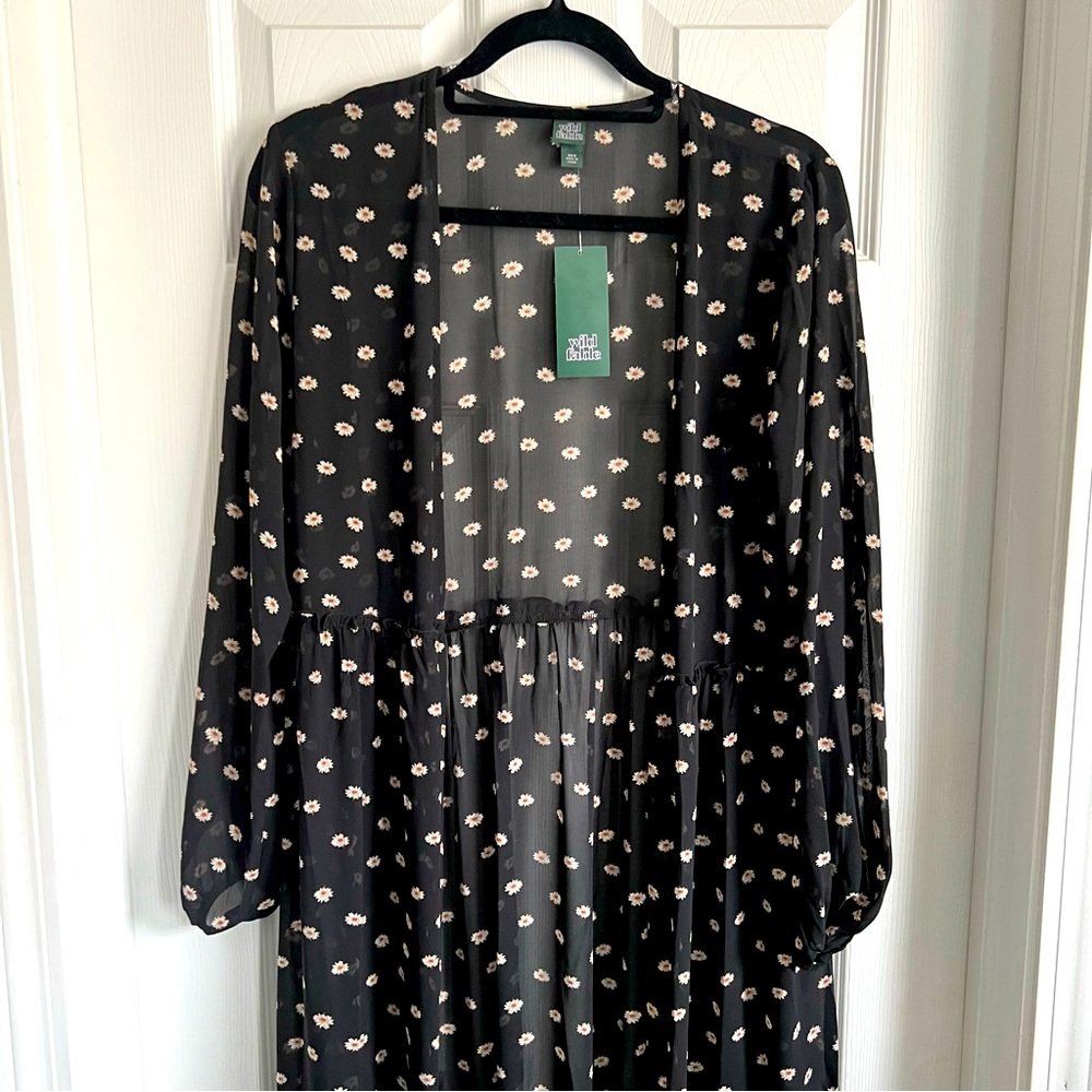 Long Kimono 🌼🖤🌼